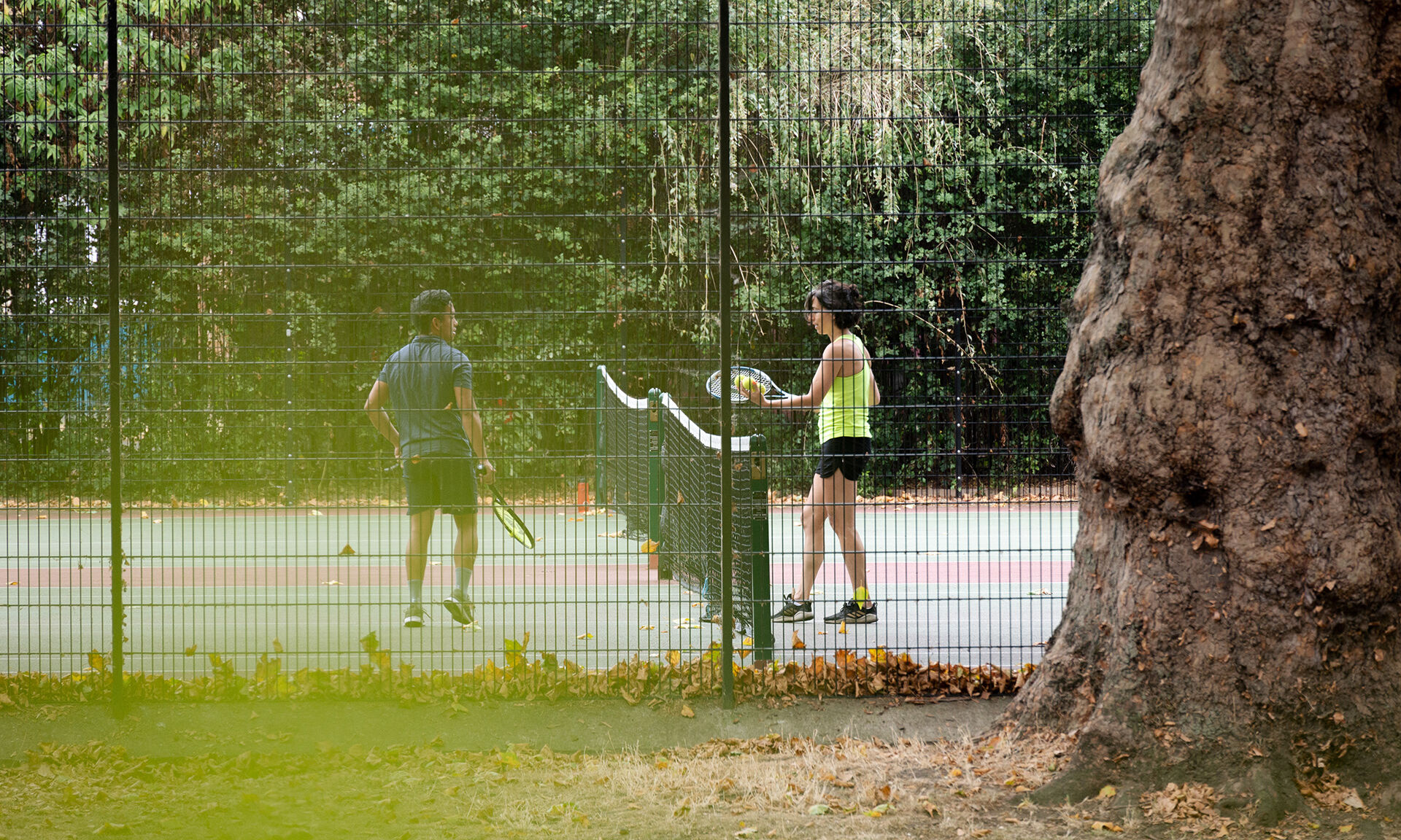 Tennis at Southwark Park, Canada Water